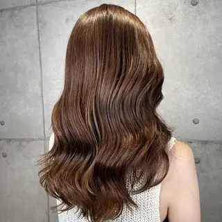 ミディアム PANOL 秀島のヘアスタイル