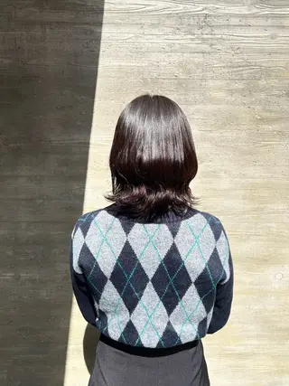 ミディアム カラー 🎀たな 🧸のヘアスタイル