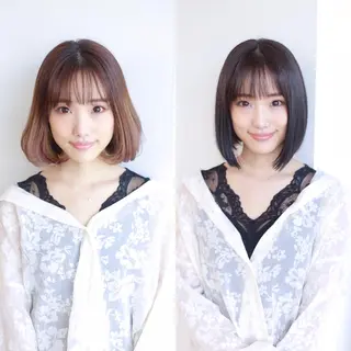 ショート ハイトーン/レイヤー /ケアブリーチ石川治のヘアスタイル