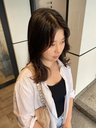 ミディアム 🍑 モモカ🍑のヘアスタイル