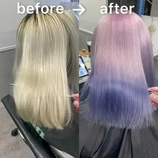 ミディアム カラー soigne 表参道【ソワネ】所属・艶髪🩰透明感カラー 🫧あやみのヘアスタイル