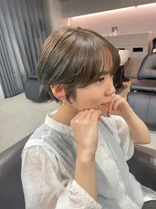 ショート カラー 表参道/髪質改善・ 透明感 colorのヘアスタイル