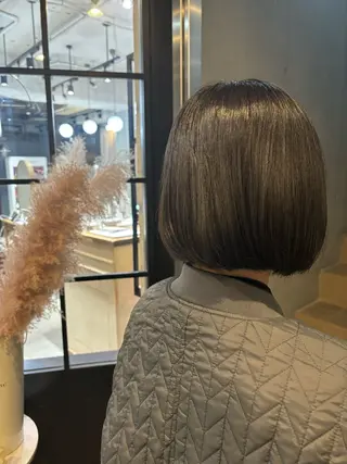 ショート カラー 透明感カラーと映画 美容師/yujiのヘアスタイル