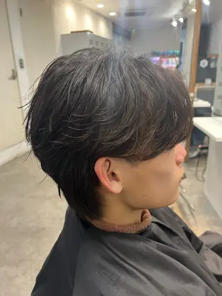 パーマ メンズ 原宿 フェザーパーマ fifth イノウエのヘアスタイル