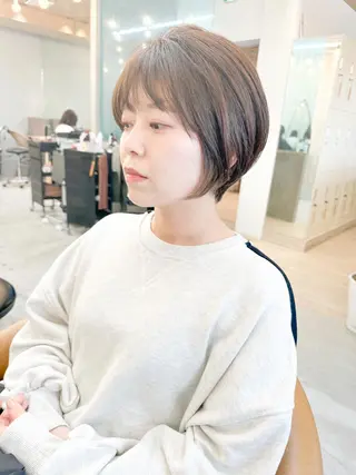 ショート カラー EMANON YOKOHAMA所属・横浜/ショート/ マンツーマン施術　丹のヘアスタイル