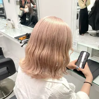 ミディアム 🧋ハイトーン🧋 hiromuのヘアスタイル