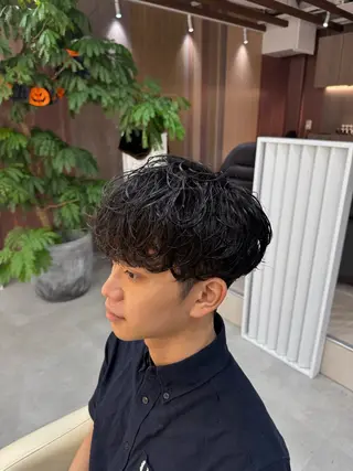 パーマ メンズ 山下 光太郎のヘアスタイル