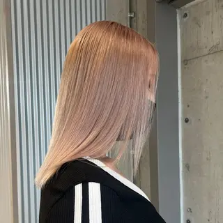 ミディアム カラー 最強デザインカラー/ ブリーチ/アヤミ🌟のヘアスタイル