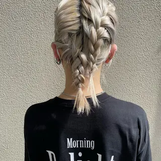 ミディアム ヘアアレンジ 【sim】 mizuのヘアスタイル