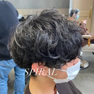 パーマ メンズ メンズパーマ特化/ 町田甲陽✨のヘアスタイル