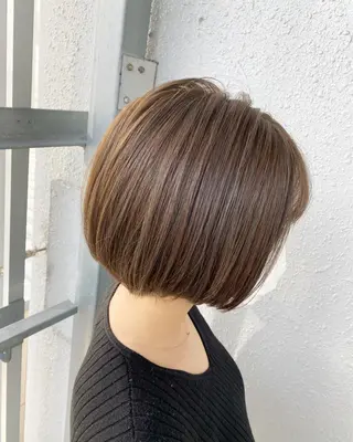 ショート カラー 後藤紗英/髪質改善 /オリーブベージュのヘアスタイル