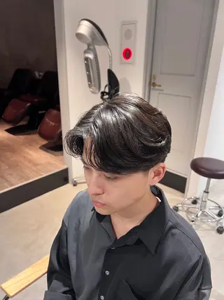 ミディアム パーマ メンズ メンズカットパーマ ✂️ JOYAのヘアスタイル