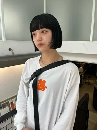 ショート NOUN所属・eri kinjoのヘアスタイル