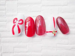 ネイル トップネイリスト Ribbon立川店のネイルデザイン