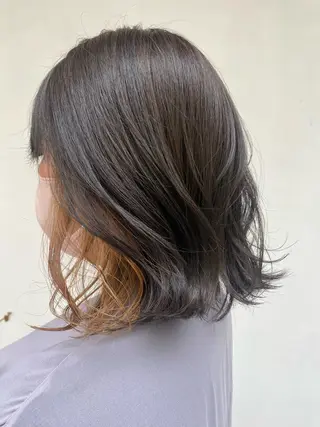 ミディアム カラー NATSUKI😸 ✂︎南森町美容室のヘアスタイル