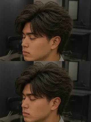 ミディアム パーマ ヘアアレンジ メンズ 💥メンズ特化美容師 "小林 海斗"💥のヘアスタイル