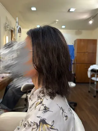 ミディアム メンズ BAROA中村橋所属・濱野 黎士のヘアスタイル