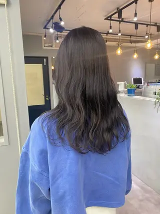 セミロング カラー きよはらちさき🍑 柔らかカラー🌱🫧のヘアスタイル