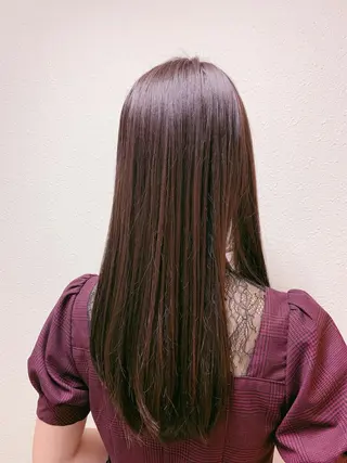 ロング カラー エンドウ ミノリ🤎 /半個室/レイヤーのヘアスタイル
