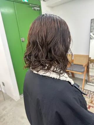 ミディアム パーマ 【sica】 nanaのヘアスタイル