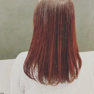 ミディアム カラー 縮毛矯正/髪質改善/ 石橋代智のヘアスタイル