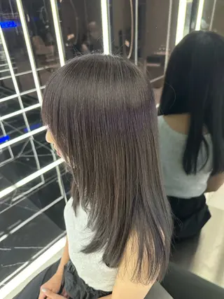 ロング りょうへい/ 全頭ブリーチ/渋谷のヘアスタイル