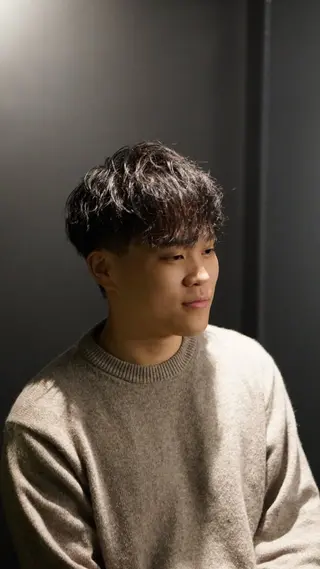 パーマ 銀座shino~灯~HANARE所属・メンズパーマ/ 大須田 倭のヘアスタイル