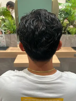 ショート パーマ 桑原 りゆのヘアスタイル