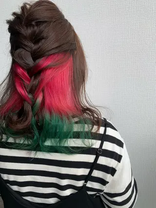 ミディアム 家田 竜のヘアスタイル