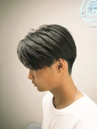 ミディアム パーマ メンズ 🏁メンズパーマ/ RYOYAのヘアスタイル