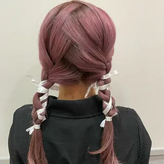 セミロング LA PENSEE BRUN所属・大久保 桃夏のヘアスタイル