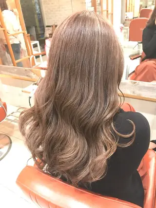 ロング カラー パーマ 増子 幹樹のヘアスタイル