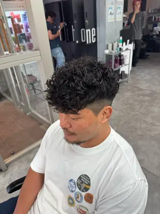 ショート カラー パーマ メンズ 🔥メンズパーマ特化 🔥店長中村雄樹のヘアスタイル