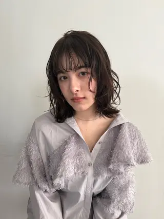 ミディアム 表参道SHEA Am i／ロングレイヤーのヘアスタイル