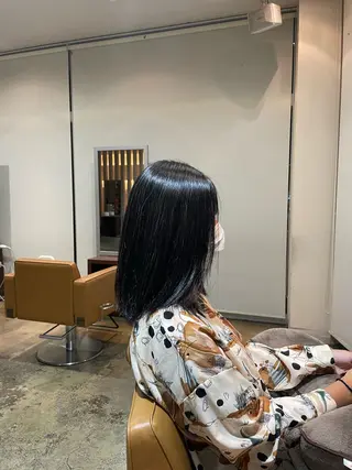 ミディアム えしま けんたのヘアスタイル