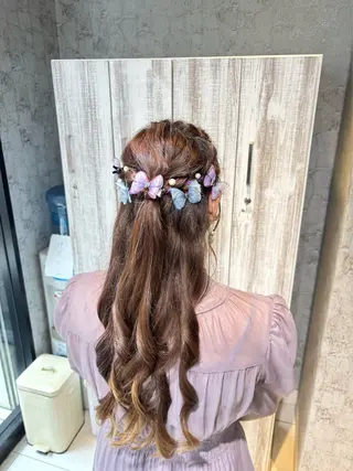ロング ヘアアレンジ 🎀カラーモデル 募集中🎀のヘアスタイル