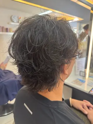 パーマ メンズ メンズカット∕パーマ ∕縮毛矯正∕廣井永輝のヘアスタイル