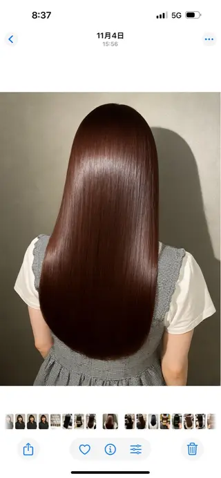 ロング パーマ 【nui 茨木】 🫧清水優🫧のヘアスタイル