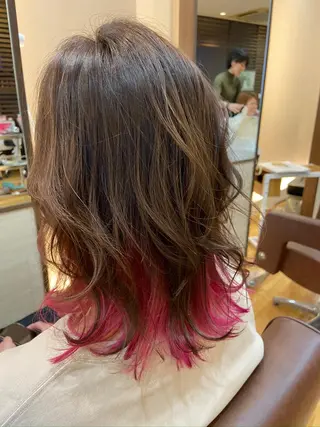 ミディアム CIEL天六店 三上春のヘアスタイル