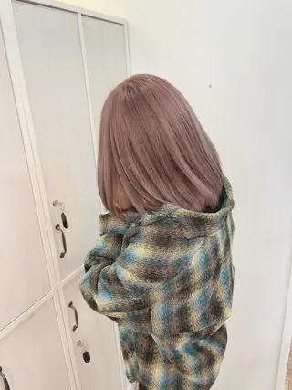 ミディアム カラー 🫧髪質改善🫧 神田紗来のヘアスタイル