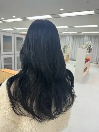 ロング カラー 韓国ヘア特化🇰🇷 心斎橋【ユリカ】のヘアスタイル