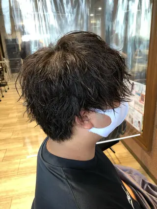 ショート パーマ メンズ メンズパーマ/ スパイキー/神田正紀のヘアスタイル