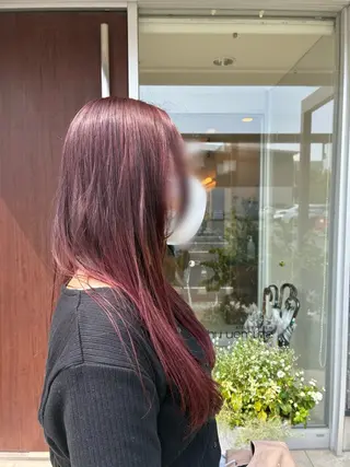 ロング カラー LOBEAUT所属・古橋 由妃のヘアスタイル