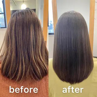 ミディアム カラー KIZU 髪質改善 オカルト怪談のヘアスタイル