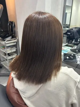 ミディアム カラー 韓国透明感🇰🇷 SAKURAのヘアスタイル