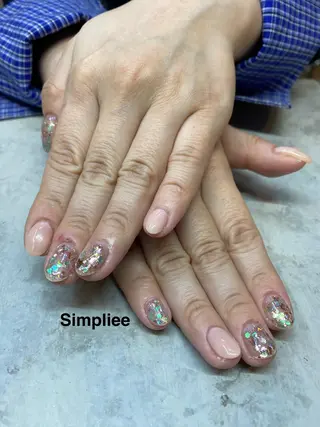 ネイル シンプリー🧚🏻 ワン👗渋谷店もえなのネイルデザイン