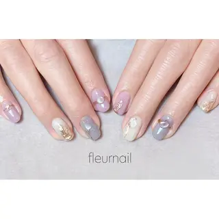 ネイル 【パラジェル登録サロン】nail pollen所属・fleurnail miuraのネイルデザイン