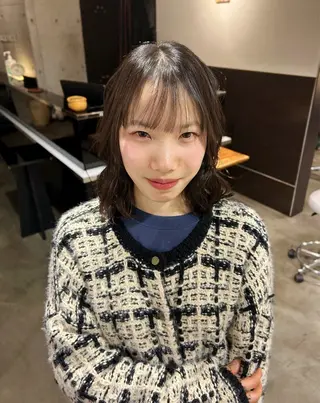 ミディアム unsarto所属・レイヤー💫パーマ 🌙 nanacoのヘアスタイル