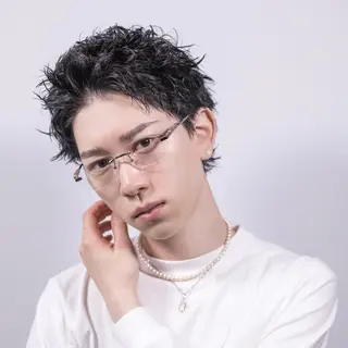 ショート パーマ メンズ スパイキーショート パーマ🔥ritaのヘアスタイル