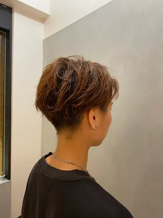 ブリーチなしカラー 透明感／ボブ　ユミのヘアスタイル
